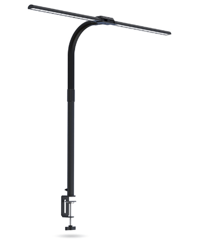 Compact Dual LED Desk Light, Bright Office Lamp