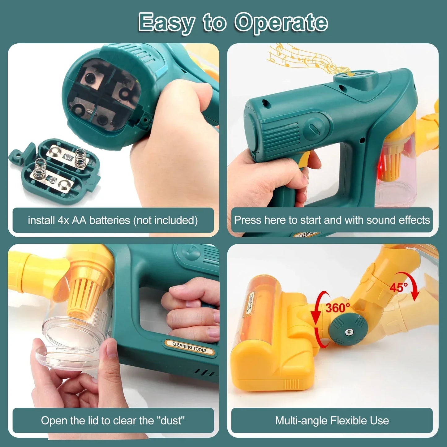 Cute Mini Handheld Vacuum Toy