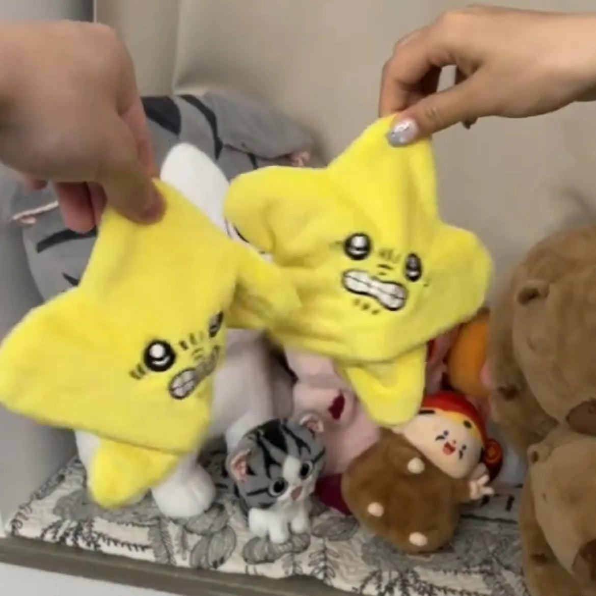 Bright Soft Star Plush Toy for Children
