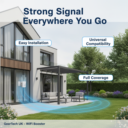 Fast WiFi Range Extender up to 1200Mbps