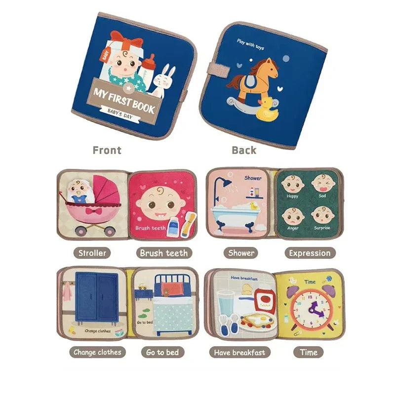Sensory Baby Book - Interactive Touch & Feel Toy