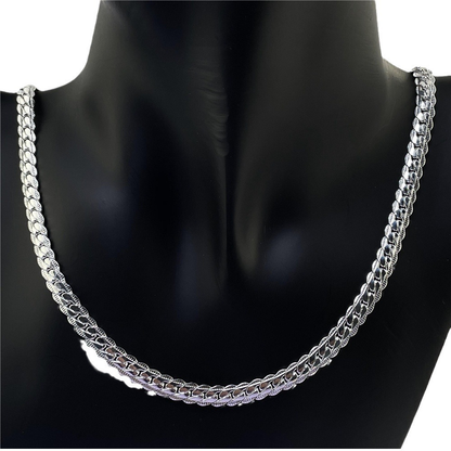 Beautiful Silver Chain Necklace for Ladies Luxury Gift