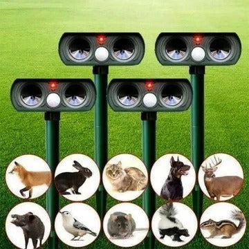 Outdoor Solar Animal Repellent Device