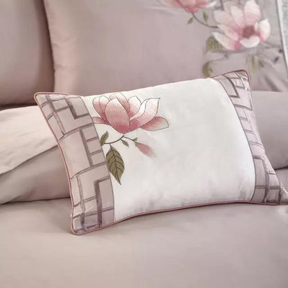 Plush Pink Egyptian Cotton Bed Sheet Set