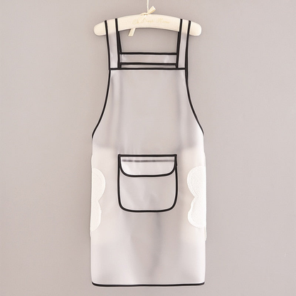 Clear Protective Cooking Apron - Fesara
