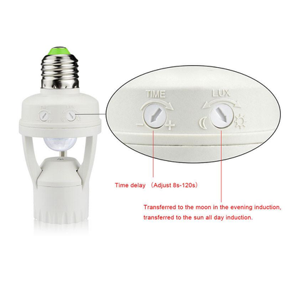 Smart 360 Degree Rotating LED Light Socket Base