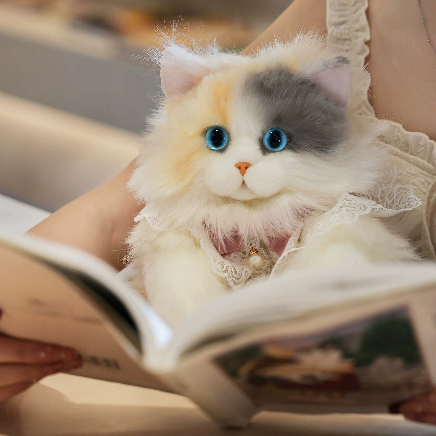 Fesara | Adorable Kitten Soft Backpack