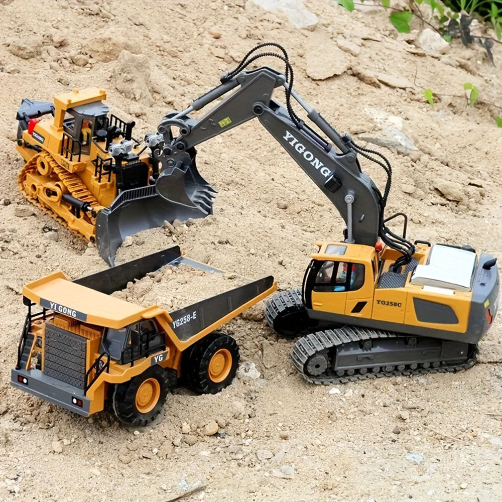Fesara RC Truck - 2 in 1 Stunt and Digging Vehicle
