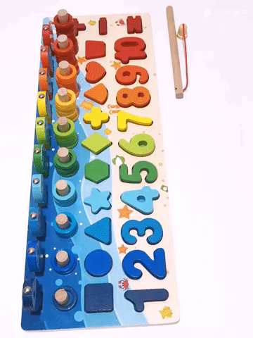 Learning Wooden Activity Board for Kids