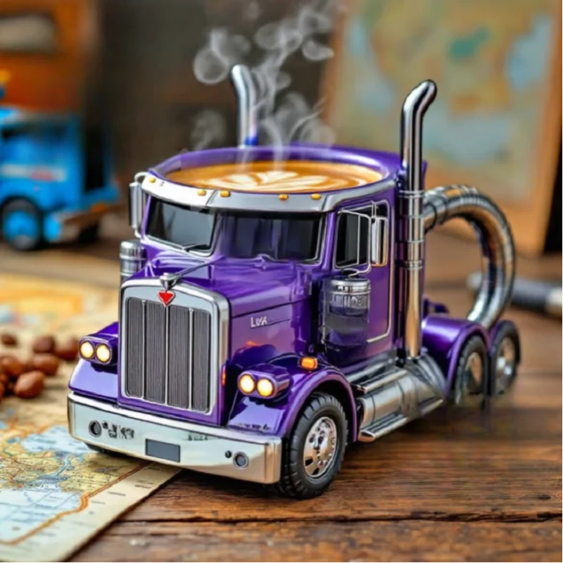 Retro Style Coffee Truck Mug