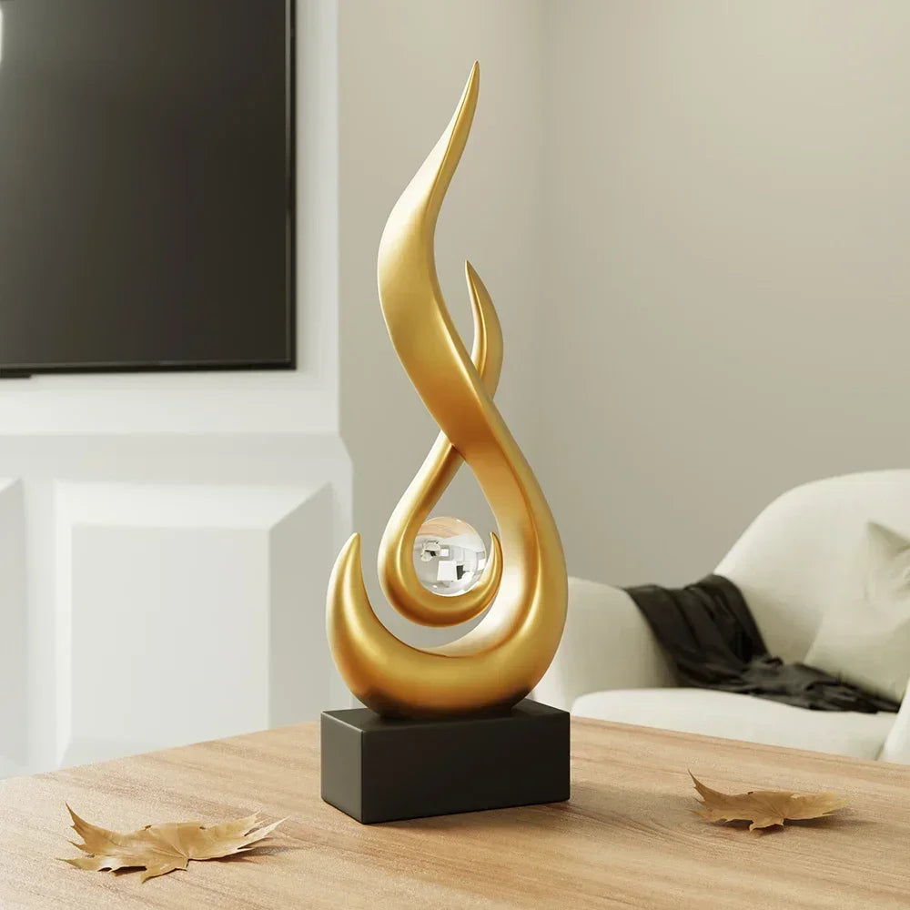 Calming Abstract Art Decorative Figure