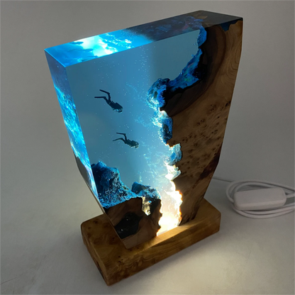 Colorful Ocean Table Lamp Soft Nightlight