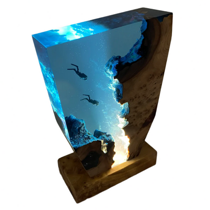 Colorful Ocean Table Lamp Soft Nightlight