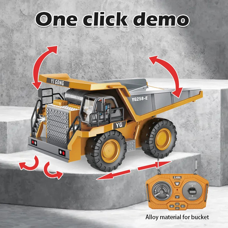 Fesara Kids RC Construction Truck