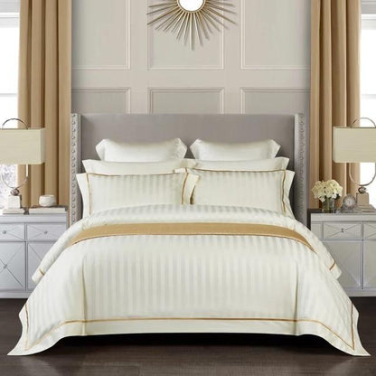 Elegant Cream Bedding Set - Fesara