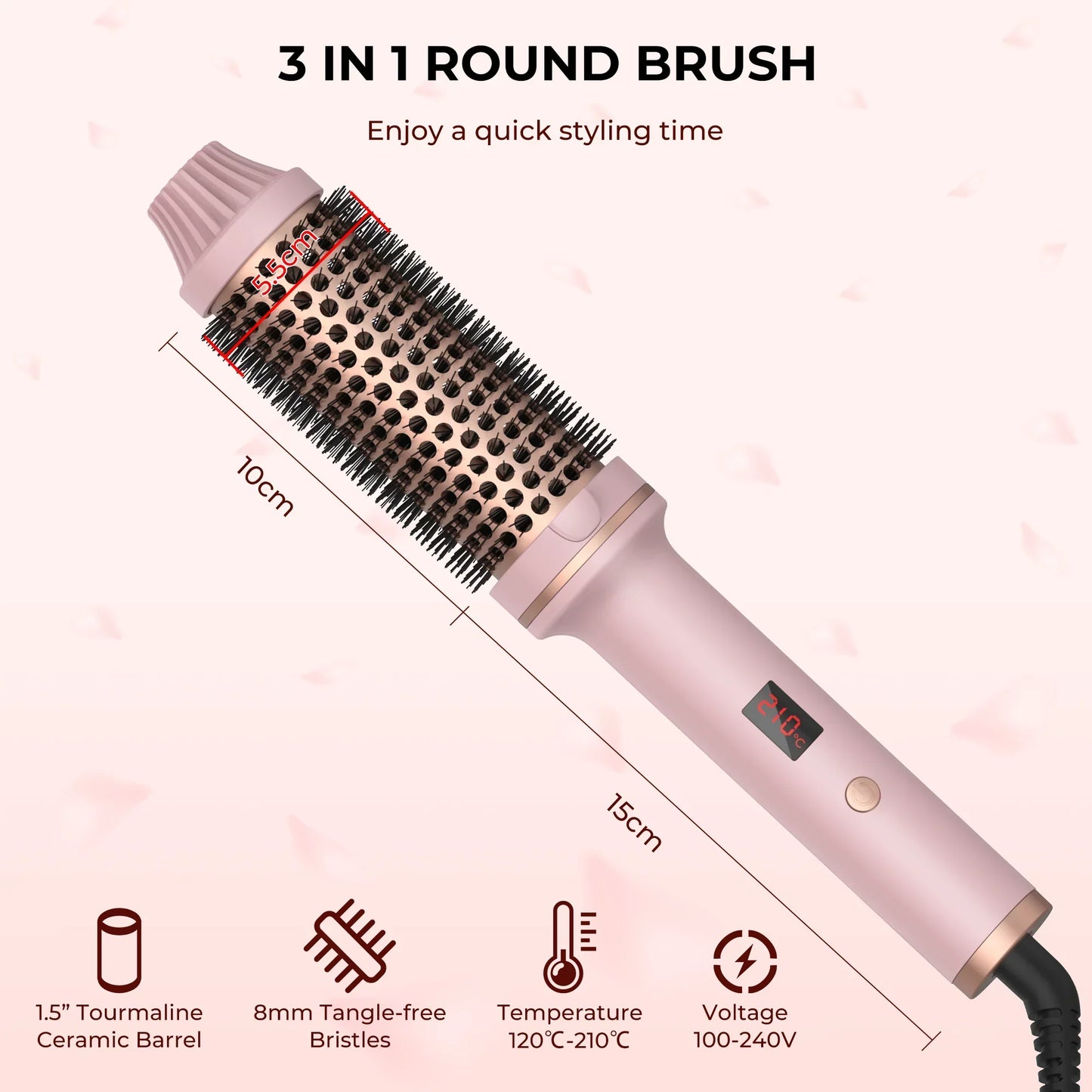 Easy Curl Hair Styling Brush