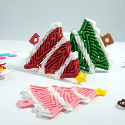 Fun Silicone Christmas Tree Stress Ball
