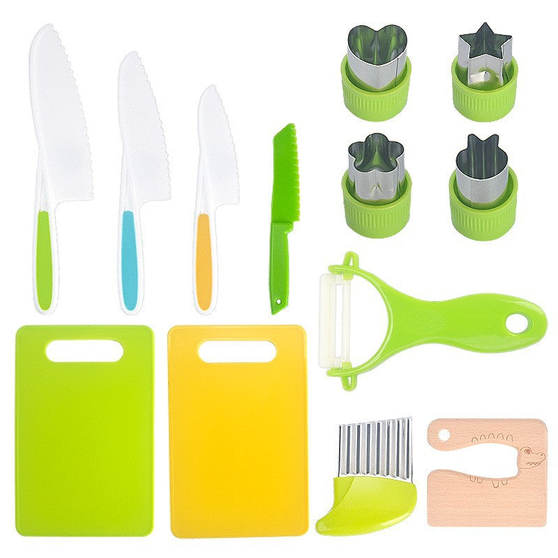 Kid Friendly Mini Chef Kitchen Tool Set