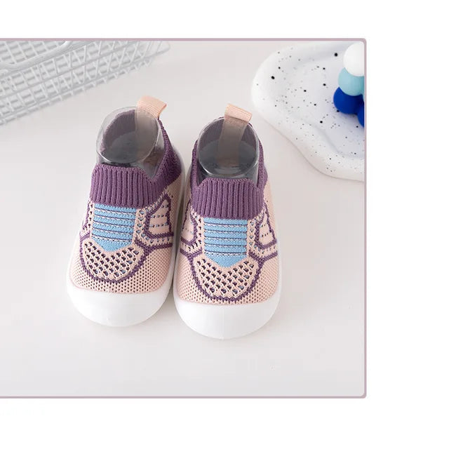 Soft Baby Sneakers – Lightweight Breathable Toddler Shoes - Fesara