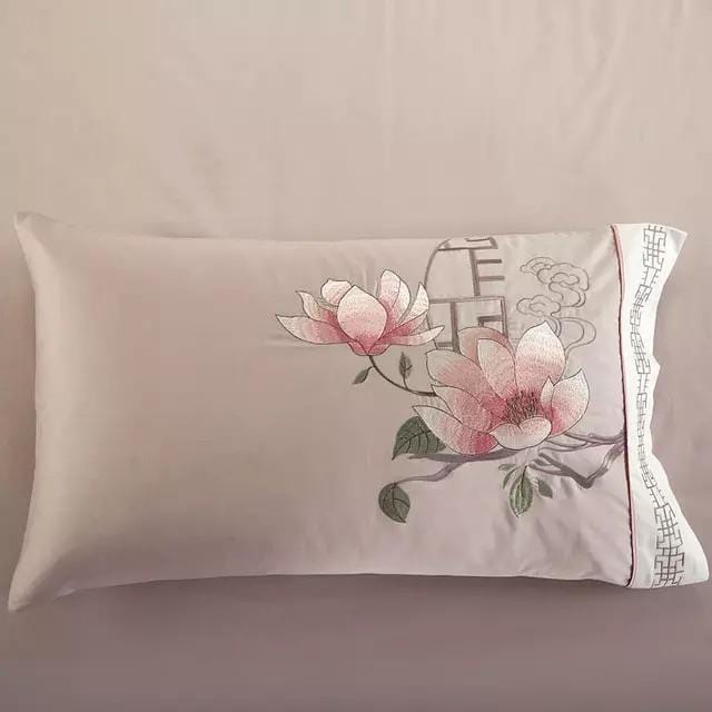 Plush Pink Egyptian Cotton Bed Sheet Set