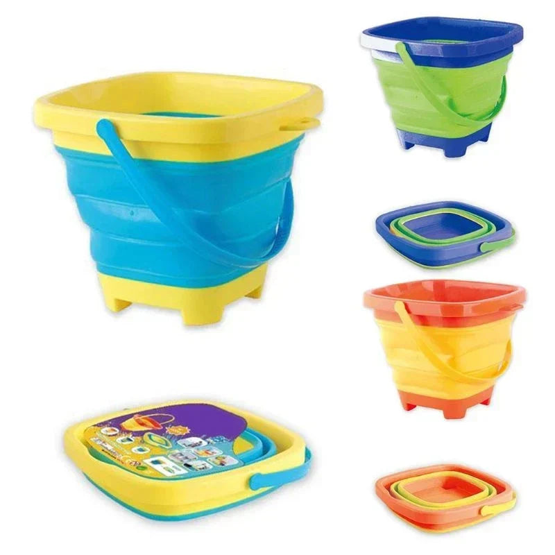 Portable Kids Beach Bucket with Handle