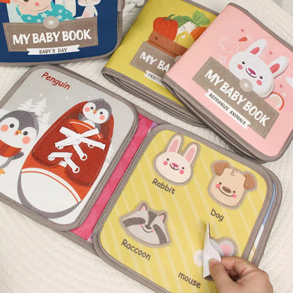 Sensory Baby Book - Interactive Touch & Feel Toy