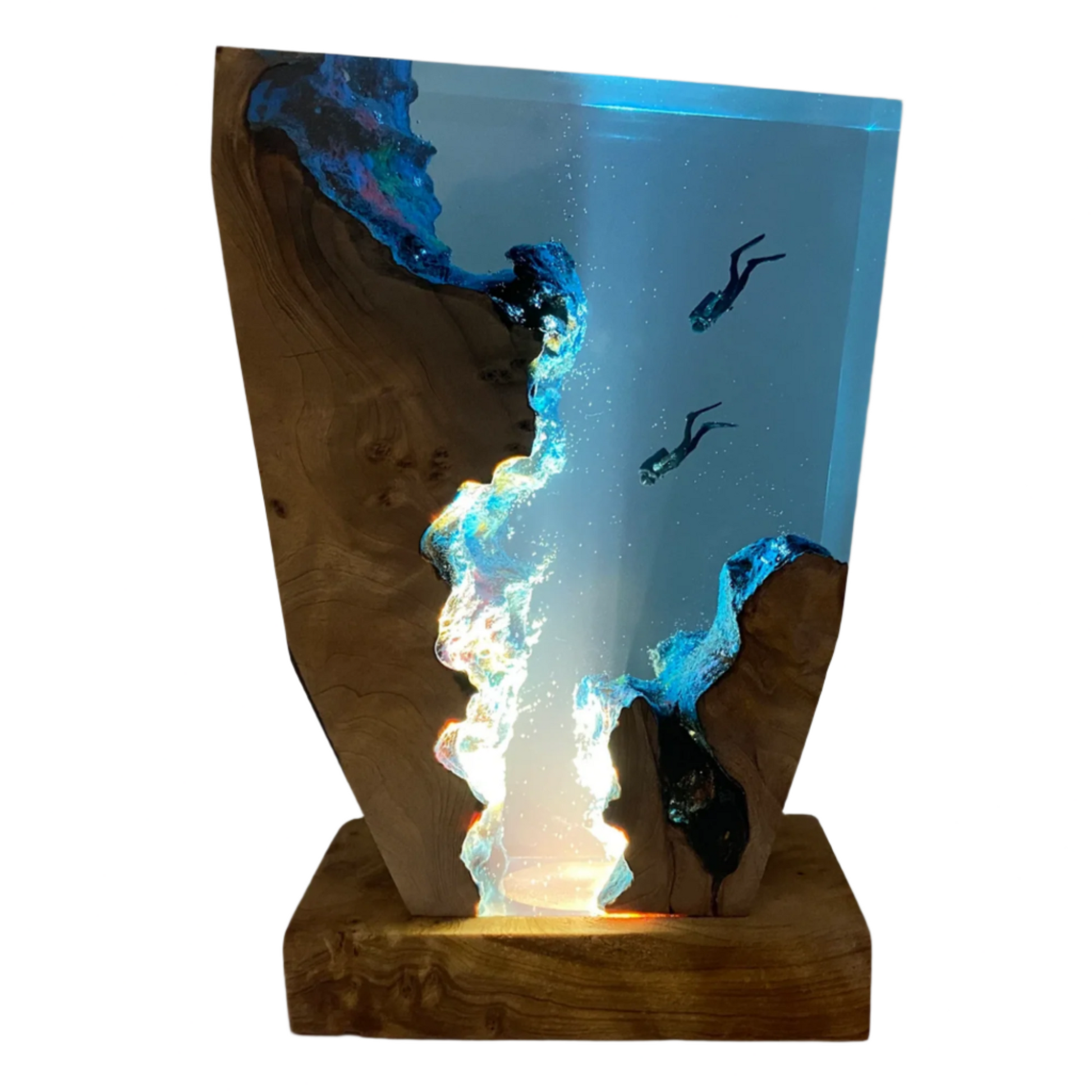 Colorful Ocean Table Lamp Soft Nightlight - Fesara