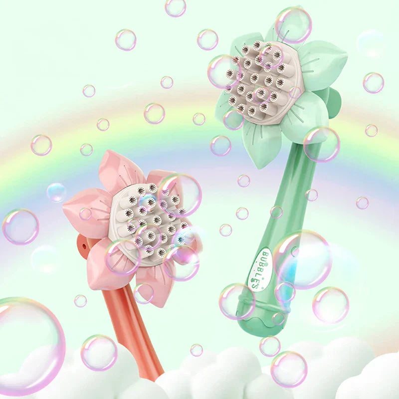 Colorful Flower Bubble Machine - Fesara