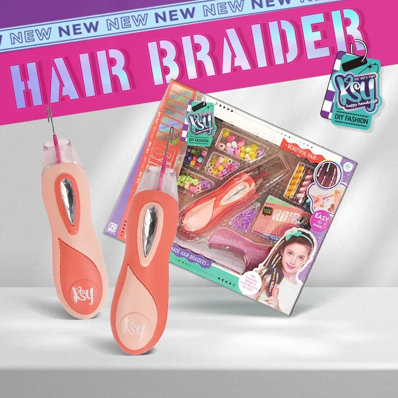 Easy Hair Braider Kit for Girls with Beads