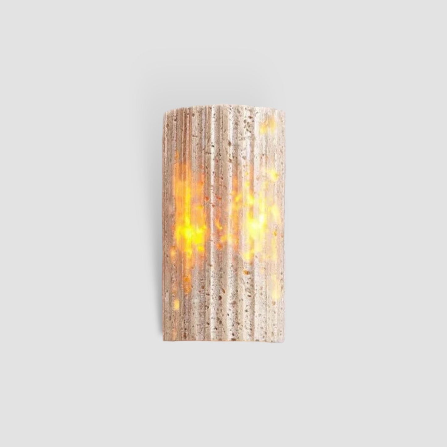TravertineLuxe – Luxury Stone Wall Light for Modern Homes
