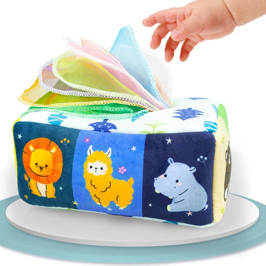 Colorful Tissue Box Toy for Kids - Fesara
