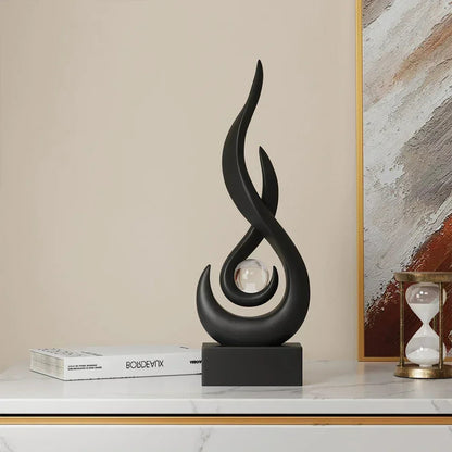 Calming Abstract Art Decorative Figure