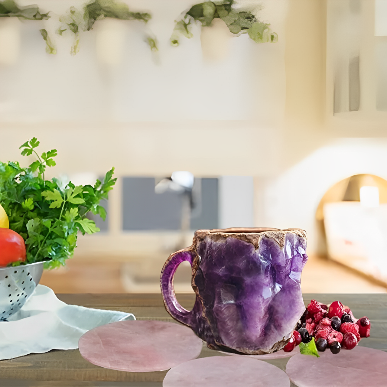 Luxury Crystal Glass Coffee Mug - Fesara