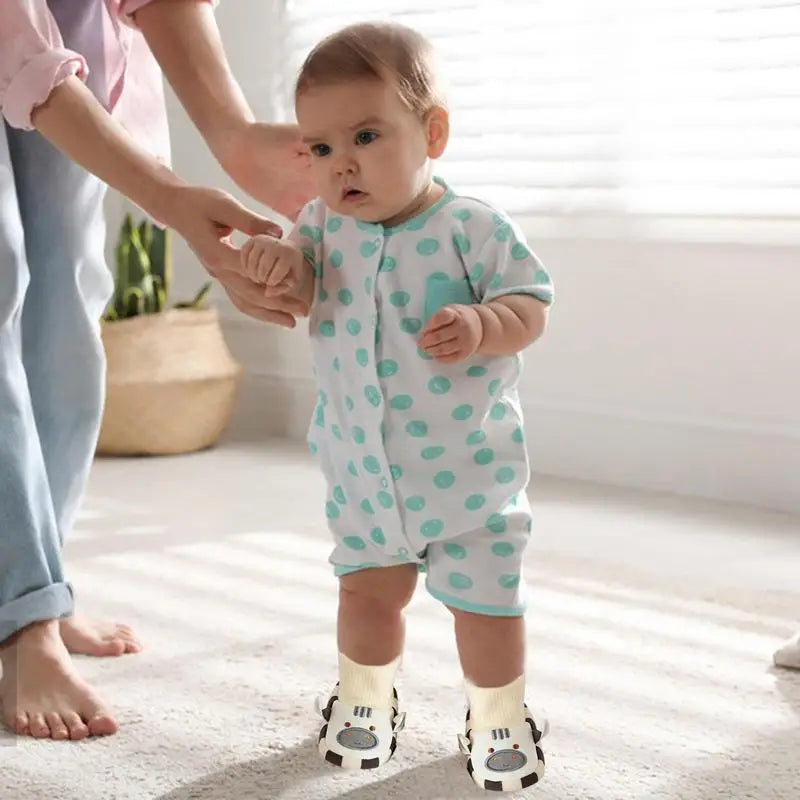 Cozy Kids' Slippers with Grippy Soles and Fun Animal Design