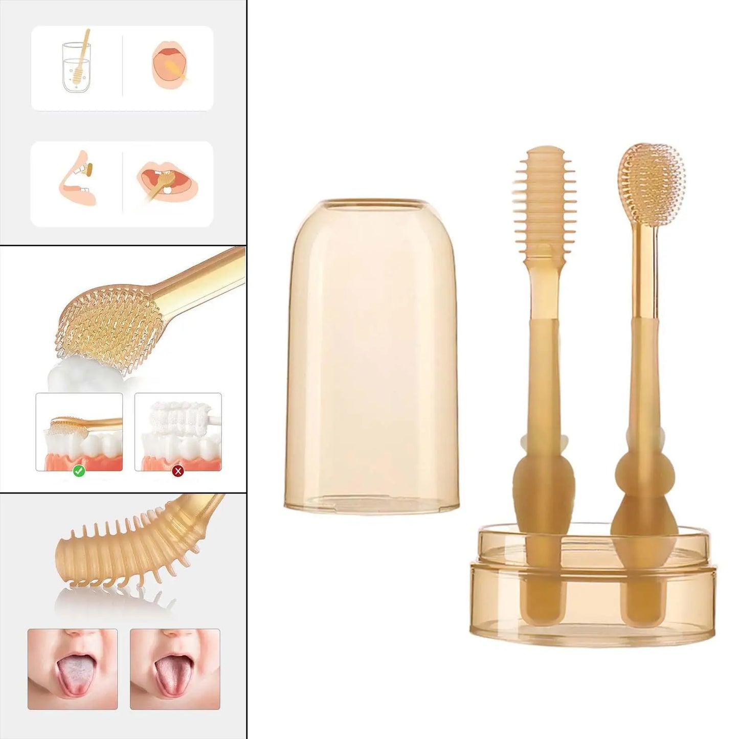 Gentle Baby Toothbrush Set - Soft Bristle Oral Care