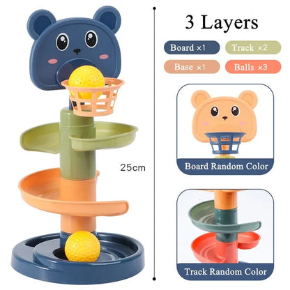 Fesara Fun Roller Coaster Playset for Kids
