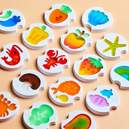 Fun Kitchen Playset - Build Your Own 3D Food Figures