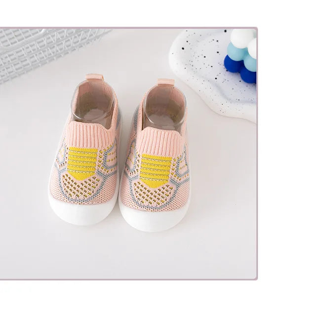 Soft Baby Sneakers – Lightweight Breathable Toddler Shoes