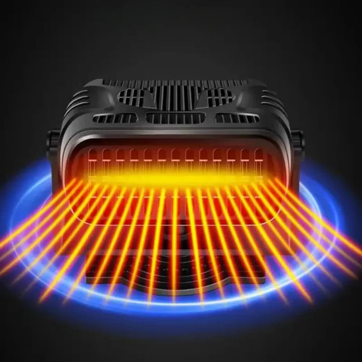 Compact 12V Car Heater Fan - Fesara