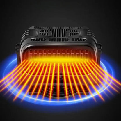 Compact 12V Car Heater Fan - Fesara