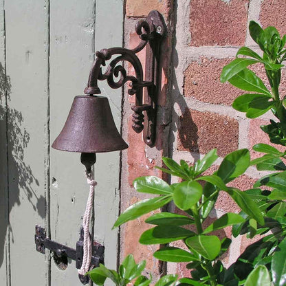 Rustic Metal Door Bell – Traditional Entryway Doorbell