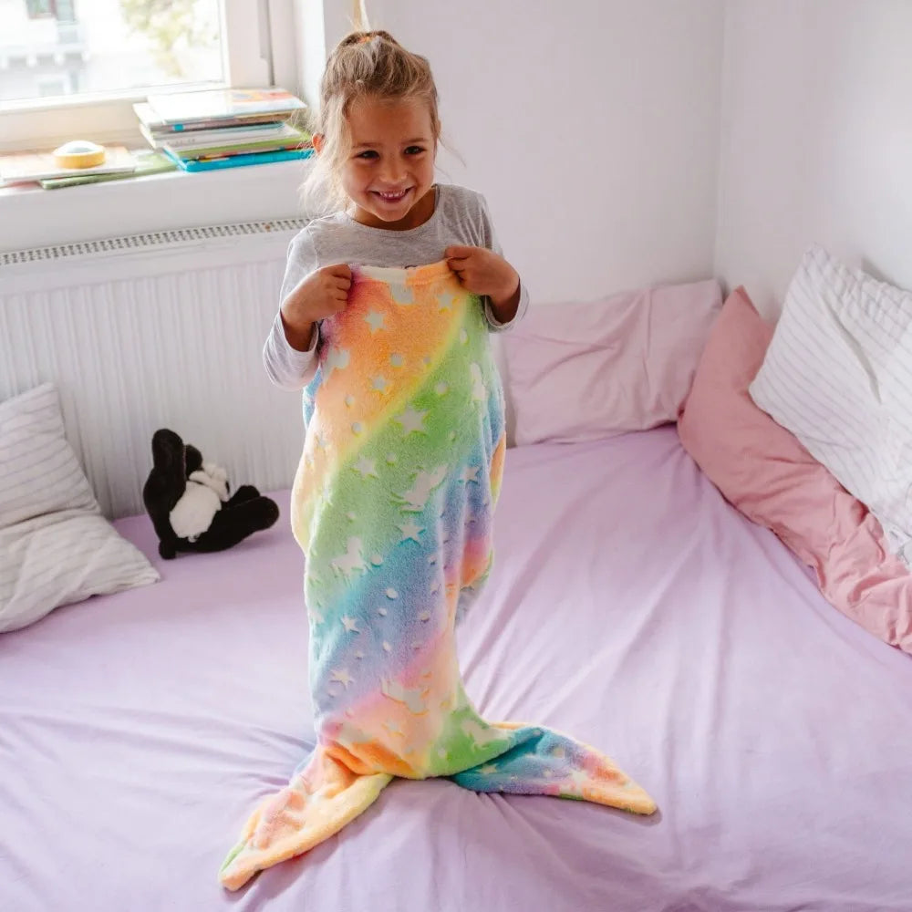 Colorful Ocean Mermaid Sleep Bag - Fesara