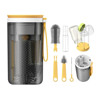 Portable Baby Bottle Cleaning Kit with Travel Brush