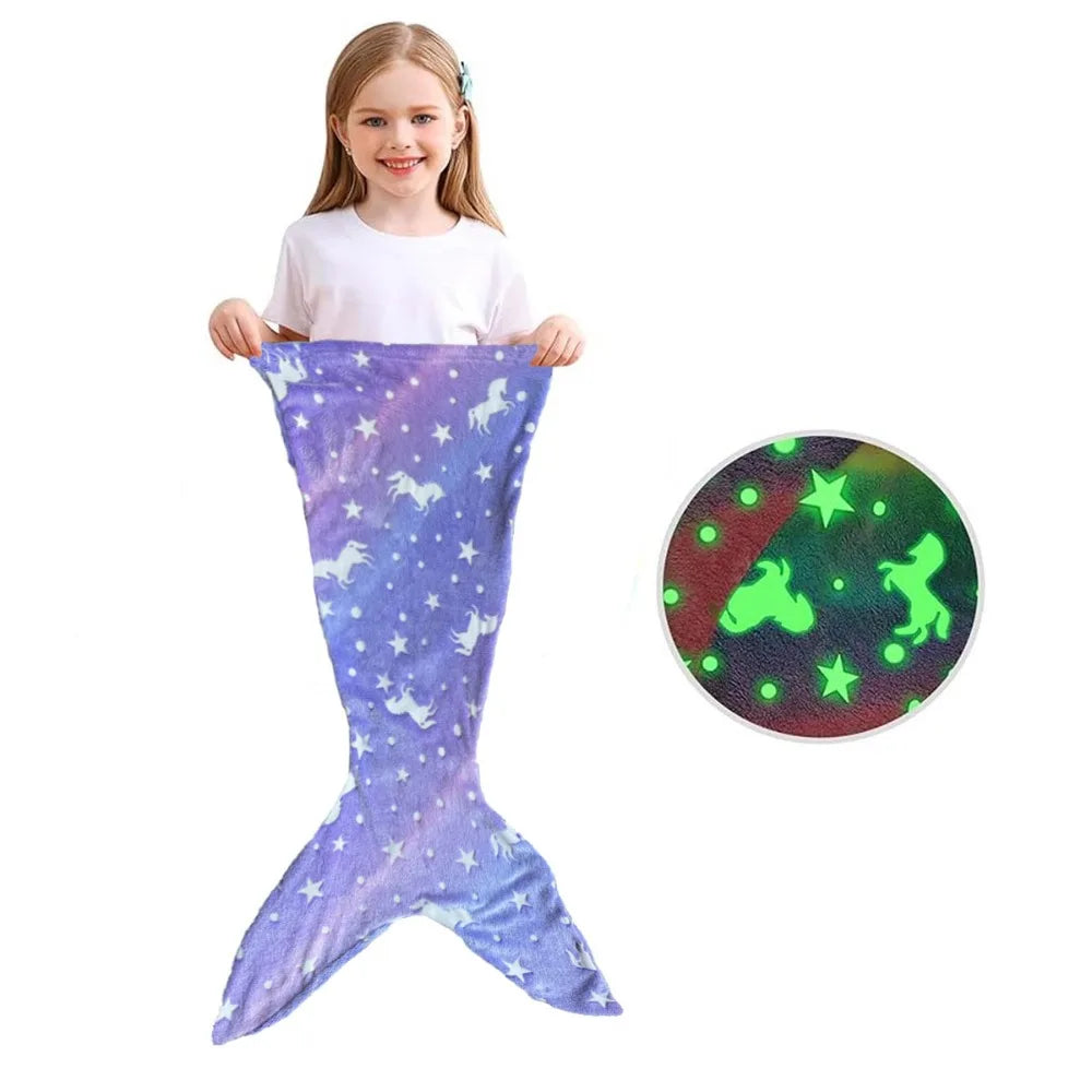 Colorful Ocean Mermaid Sleep Bag