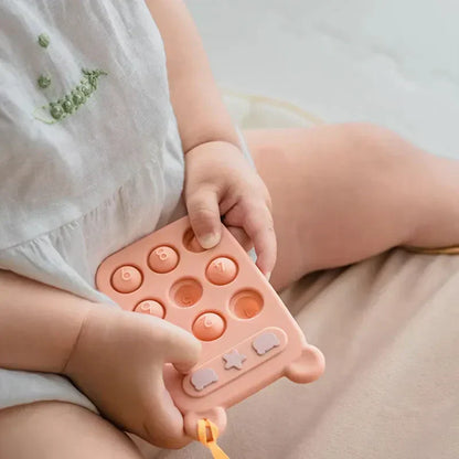 Soft Silicone Baby Teether Phone