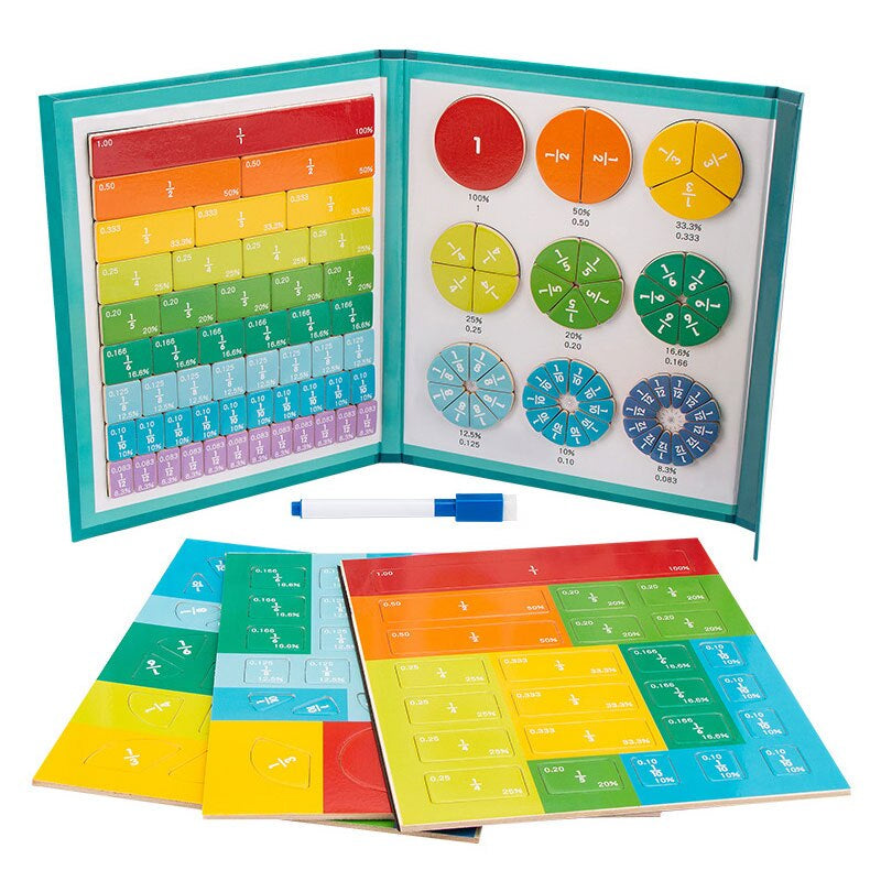 Fun Math Book for Kids | Learning Fractions Made Easy - Fesara