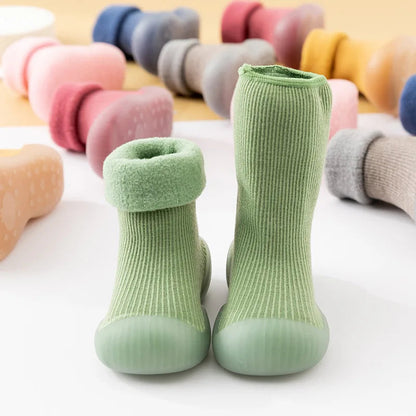 Grip Sole Toddler Socks Shoes for Boys Girls
