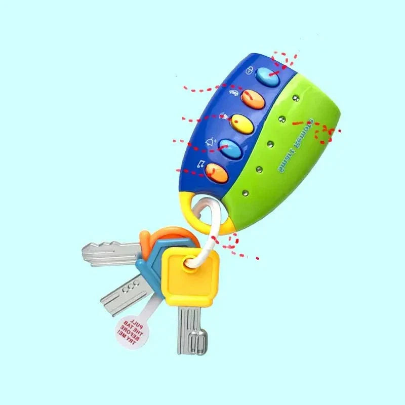 Colorful Musical Baby Keychain Toy