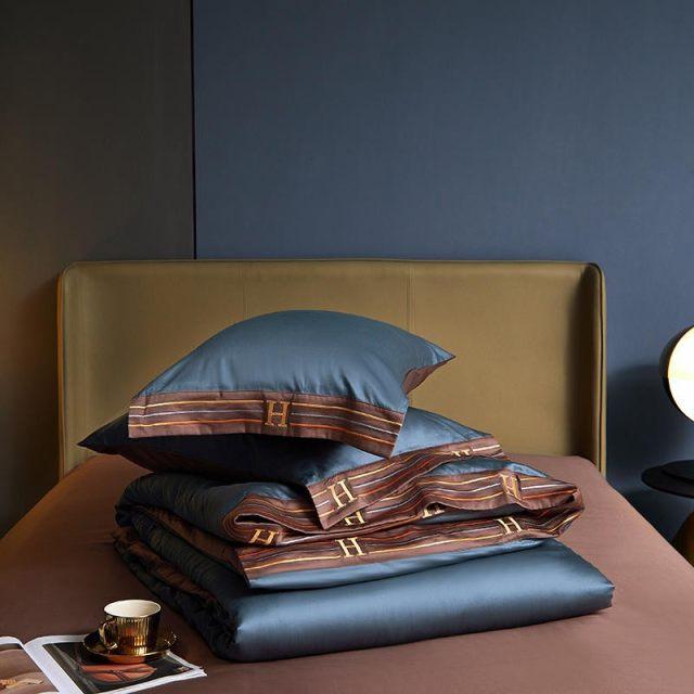 Luxury Blue Bedding Set