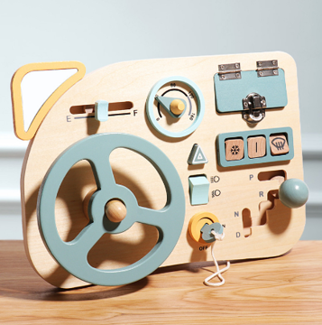 Learning Wooden Toy Car for Kids